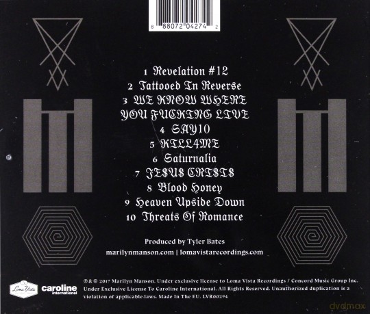Marilyn Manson: Heaven Upside Down [CD]