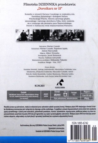 Dorożkarz nr 13 [DVD]