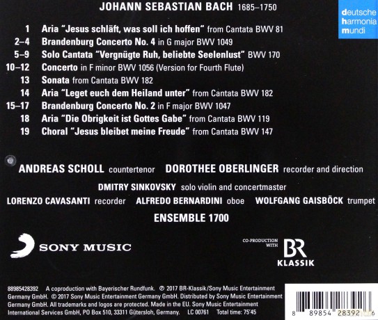 Dorothee Oberlinger: Bach - Small Gifts [CD]
