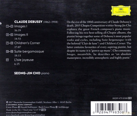 Seong-Jin Cho: Debussy [CD]