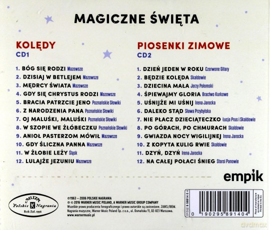 Magiczne Święta. Kolędy i Piosenki Zimowe [2CD]