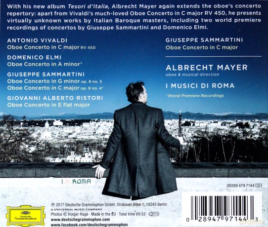 Albrecht Mayer: Tesori D'italia [CD]