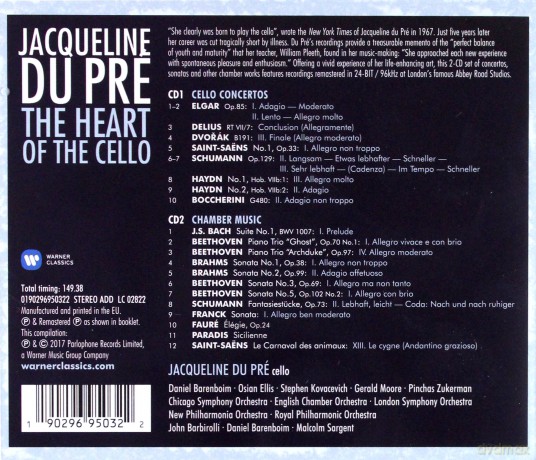 Jacqueline Du Pre: The Heart Of The Cello [2CD]
