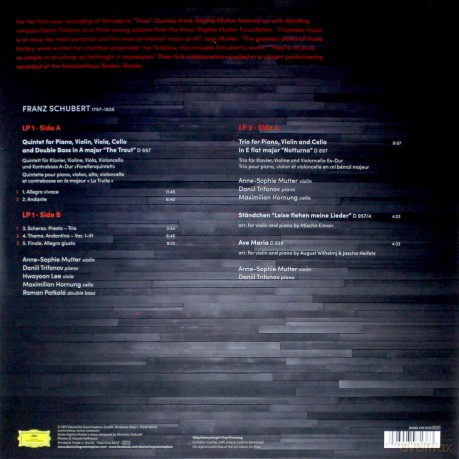 Anne Sophie Mutter: Trout Quintet [2xWinyl]