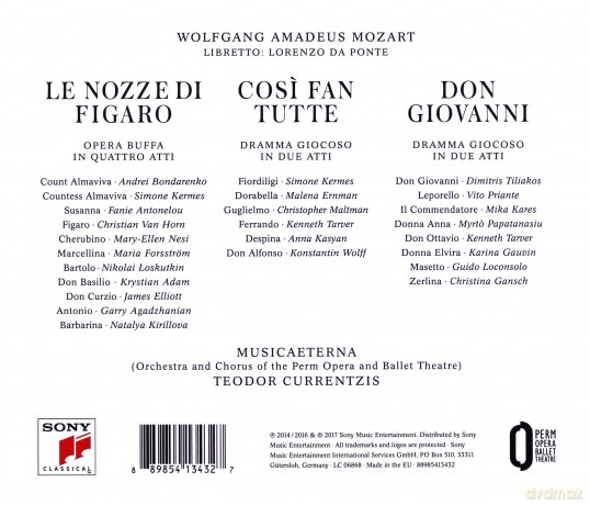 Teodor Currentzis: Mozart: Da Ponte Cycle [9CD]