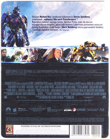 Transformers: Ostatni Rycerz (steelbook) [Blu-Ray]
