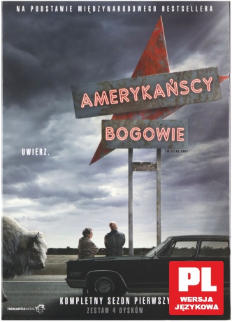 Amerykańscy Bogowie Sezon 1 [4DVD]