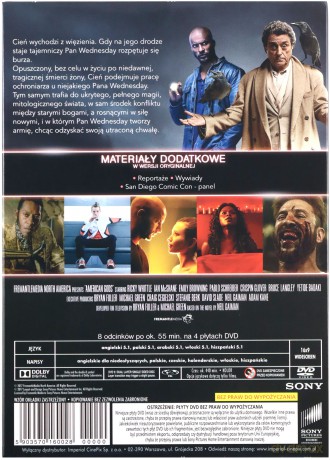 Amerykańscy Bogowie Sezon 1 [4DVD]