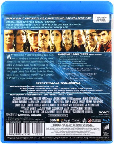 Pewnego razu w Meksyku: Desperado 2 [Blu-Ray]