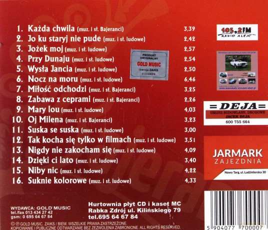 Bajeranci: Każda Chwila [CD]