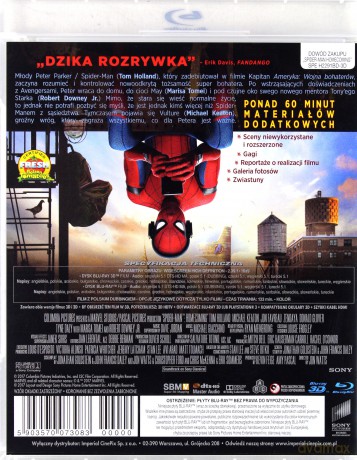 Spider-Man: Homecoming [Blu-Ray 3D]+[Blu-Ray]