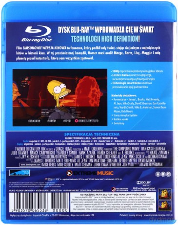 Simpsonowie: Wersja kinowa [Blu-Ray]