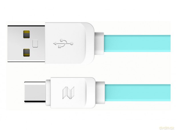 Kabel Płaski USB-C Typ C 100 cm 2A (Rock)