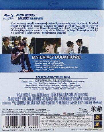 500 dni miłości [Blu-Ray]