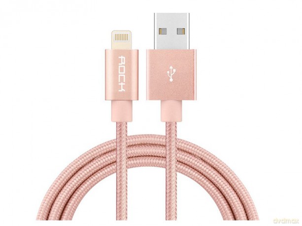 Kabel USB Lightning MFI Nylonowy 180 cm (Rock)