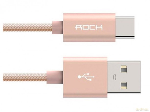 Kabel USB USB-C Typ C Nylonowy 100 cm (Rock)