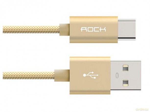 Kabel USB USB-C Typ C Nylonowy 100 cm (Rock)