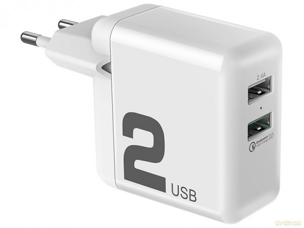 Ładowarka Sieciowa USB 2,4A Quick Charge 3.0 (Rock)