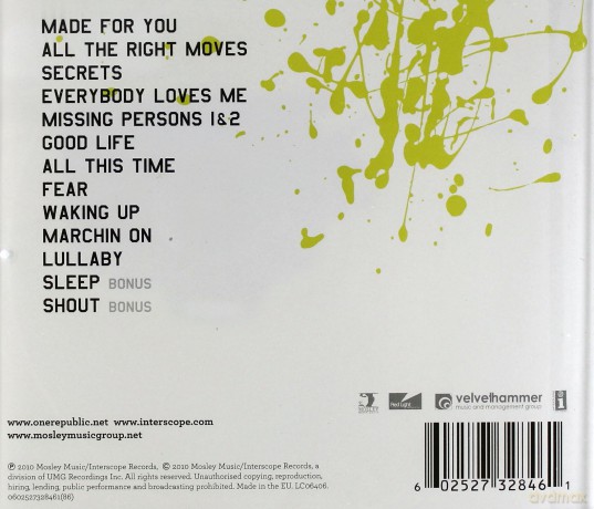 Onerepublic: Waking Up (polska cena) [CD]