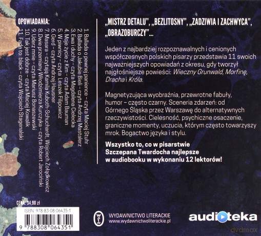 Ballada o pewnej panience - Szczepan Twardoch [AUDIOBOOK]