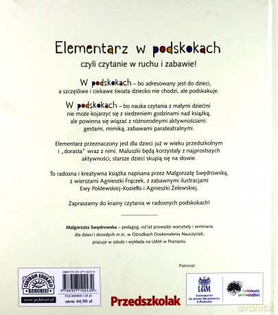 Elementarz w podskokach - Małgorzata Swędrowska [KSIĄŻKA]