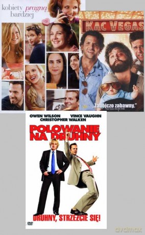 Zabawny Bradley Cooper: Kac Vegas / Kobiety pragną bardziej / Polowanie na druhny BOX [3DVD]