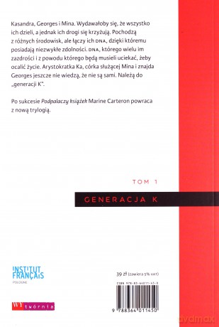 Generacja K (Tom 1) - Marine Carteron [KSIĄŻKA]