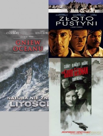Współczesna Legenda George Clooney: Gniew oceanu / Dobry Niemiec / Złoto pustyni [BOX] [3DVD]