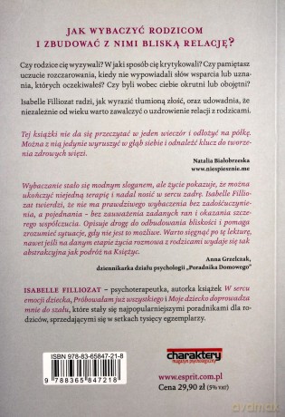Jestem na ciebie zły ale cię kocham. Jak naprawić relacje z rodzicami - Isabelle Filliozat [KSIĄŻKA]