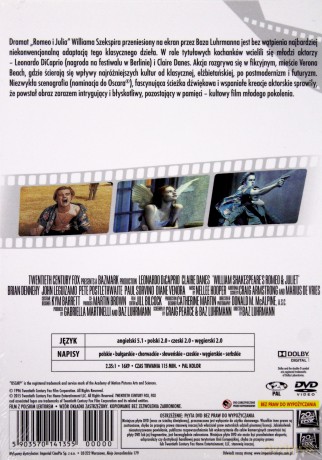 Romeo i Julia (polski lektor) [DVD]