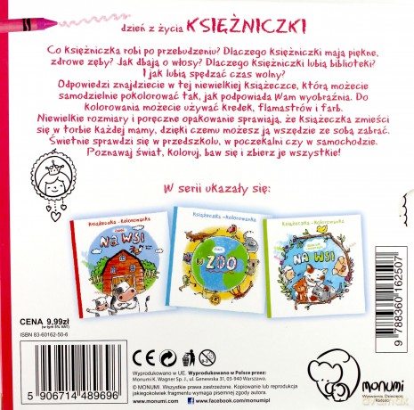 Książeczka kolorowanka. Dzień z życia księżniczki [KSIĄŻKA]