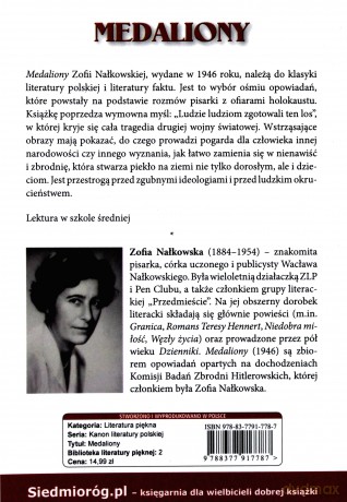Medaliony - Zofia Nałkowska [KSIĄŻKA]