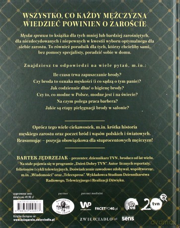 Męska sprawa. O brodach, zaroście, fryzurach, pielęgnacji i nie tylko - Bartek Jędrzejak [KSIĄŻKA]