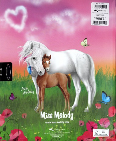 Pamiętnik z konikiem na kłódkę miss melody