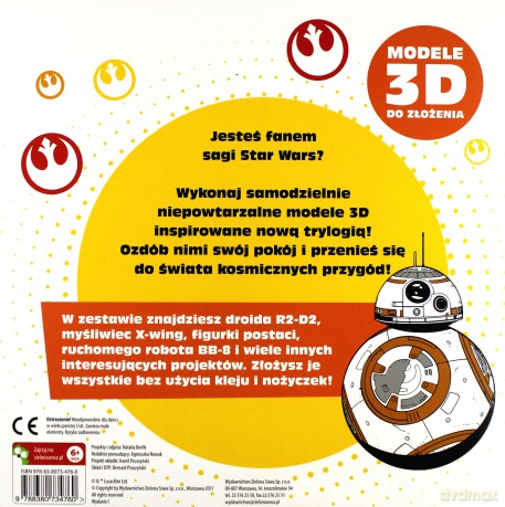 Star Wars Przebudzenie mocy. Modele 3D [KSIĄŻKA]