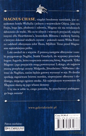 Statek umarłych. Magnus Chase i bogowie Asgardu (Tom 3) - Rick Riordan [KSIĄŻKA]