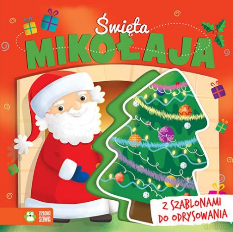 Święta Mikołaja. Książka z szablonami [KSIĄŻKA]
