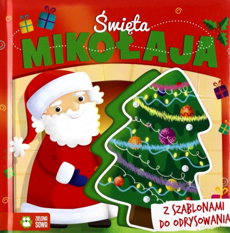 Święta Mikołaja. Książka z szablonami [KSIĄŻKA]