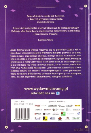 Wichrowe wzgórza - Emily Bronte [KSIĄŻKA]