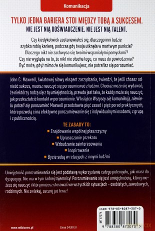Wszyscy się komunikują, niewielu potrafi się porozumieć - John C. Maxwell [KSIĄŻKA]