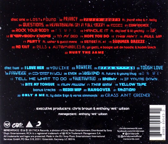 Chris Brown: Heartbreak on a Full Moon [2CD]