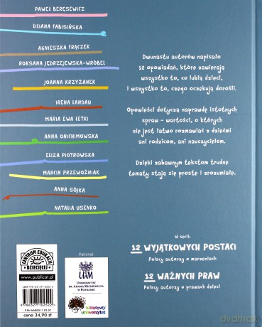 12 ważnych opowieści. Polscy autorzy o wartościach, dla dzieci - Opracowanie zbiorowe [KSIĄŻKA]