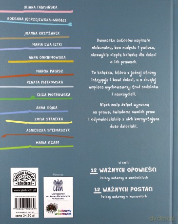 12 ważnych praw. Polscy autorzy o prawach dzieci - Opracowanie zbiorowe [KSIĄŻKA]