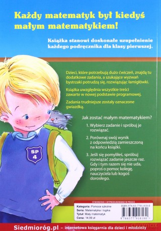 Mały matematyk. Zadania i łamigłówki 7-8 lat - Opracowanie zbiorowe [KSIĄŻKA]