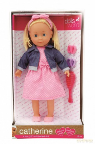 Lalka 41 cm Catherine jasne włosy