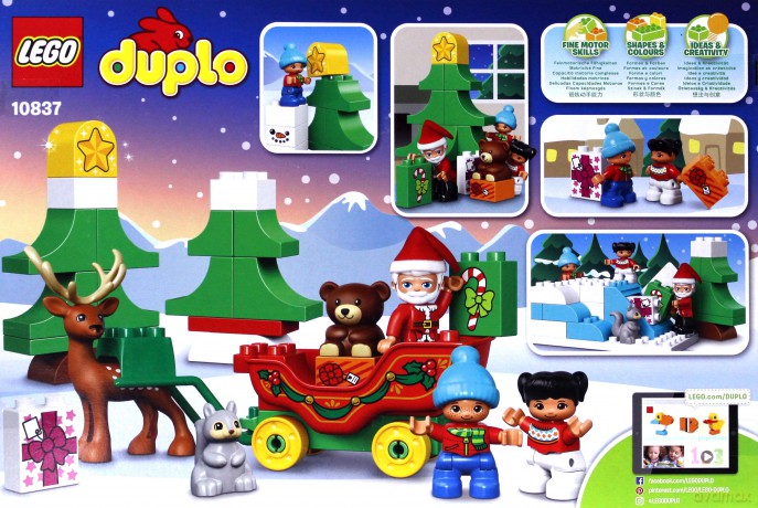 LEGO Duplo Zimowe ferie Świętego Mikołaja (10837) [KLOCKI]