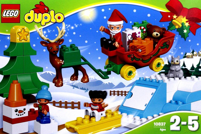 LEGO Duplo Zimowe ferie Świętego Mikołaja (10837) [KLOCKI]