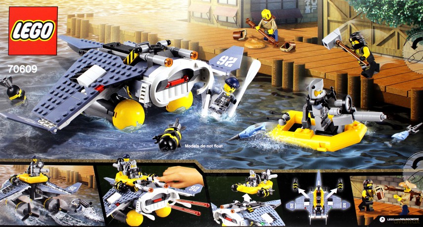 LEGO Ninjago Bombowiec Manta Ray (70609) [KLOCKI]