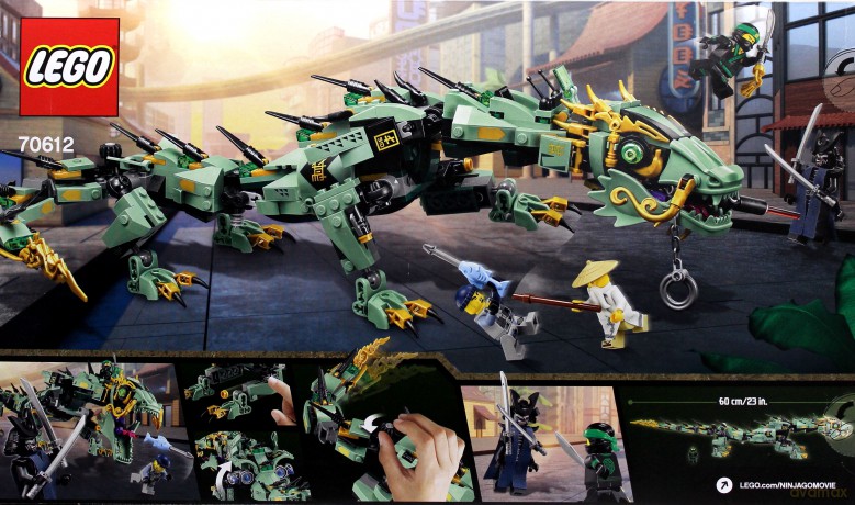 LEGO Ninjago Mechaniczny smok zielonego ninja (70612) [KLOCKI]