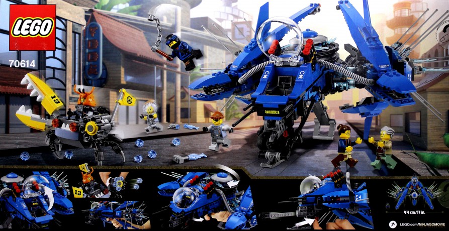 LEGO Ninjago Odrzutowiec Błyskawica (70614) [KLOCKI]